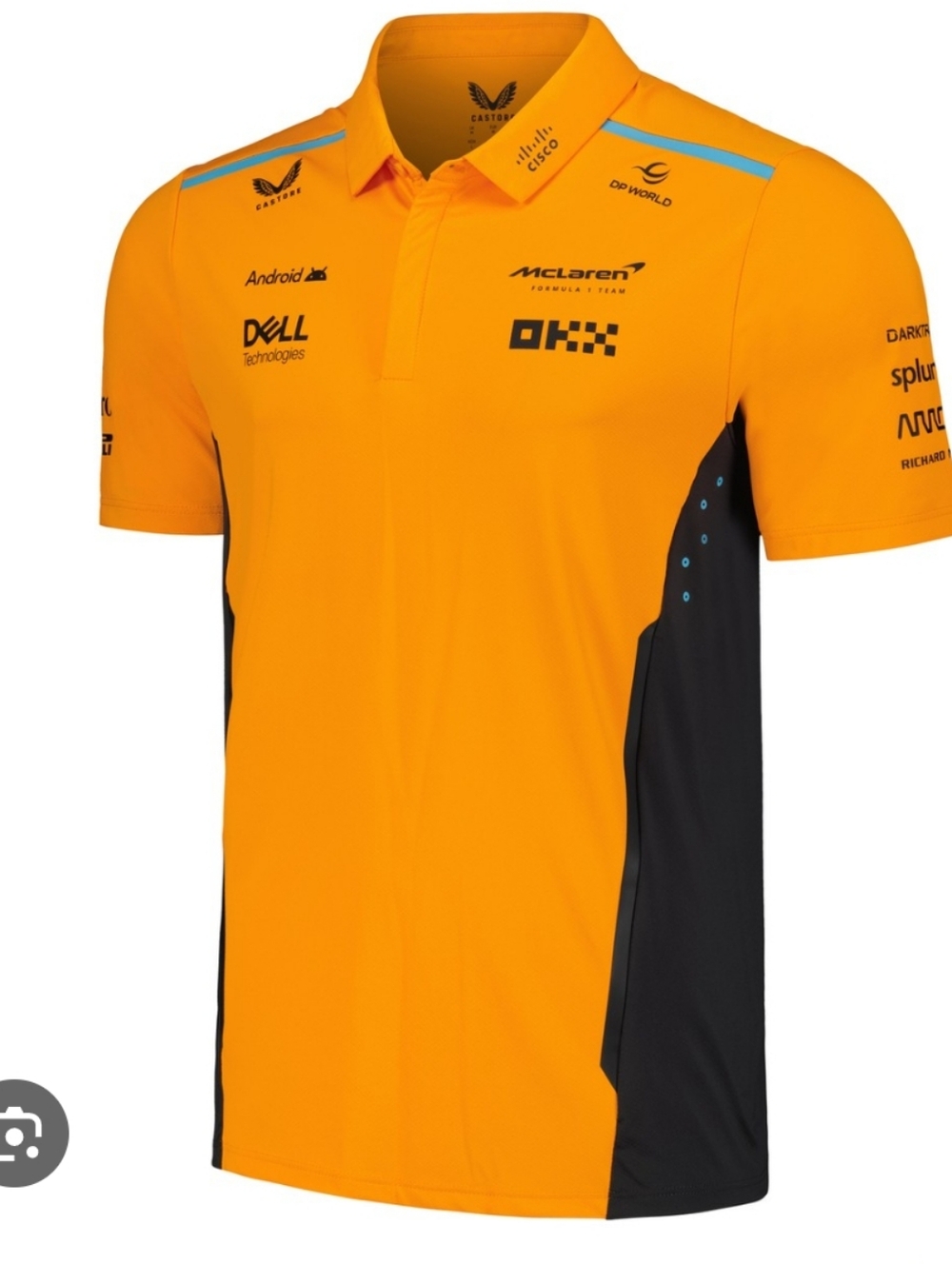 Men's McLaren Racing Orange Team Polo Shirt - Size 2xl NWT